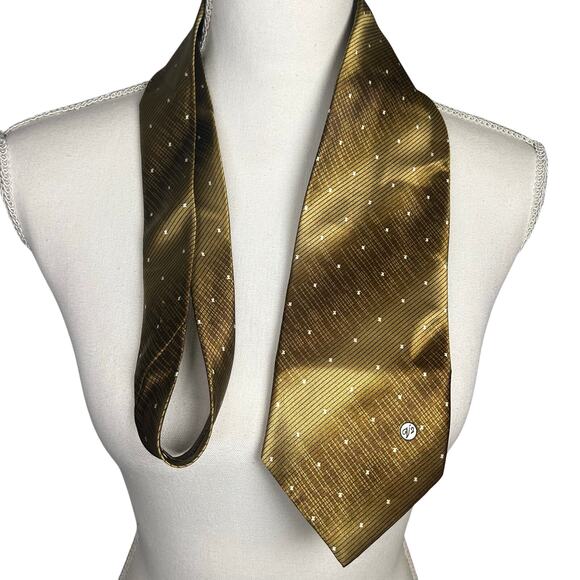 Versace classic v2 gold men's tie - Picture 1 of 8